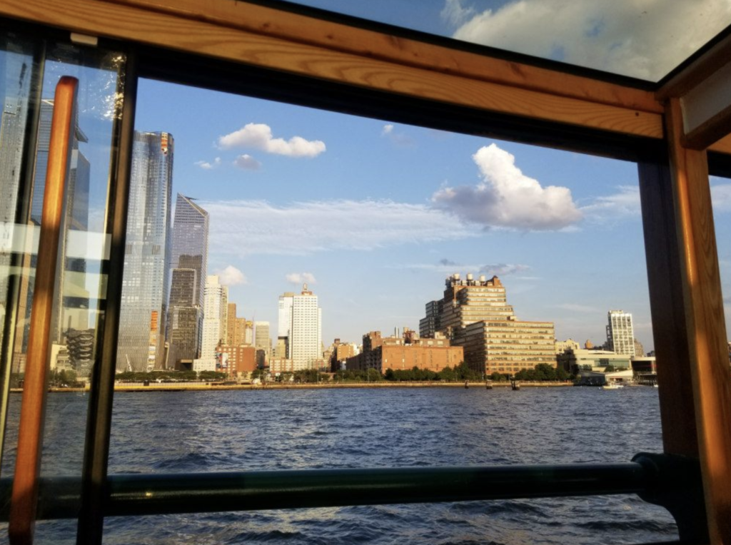Views of NYC from yacht Manhattan II