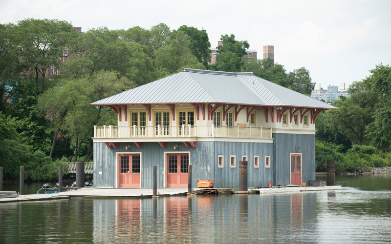 NYC Boat House on the East River