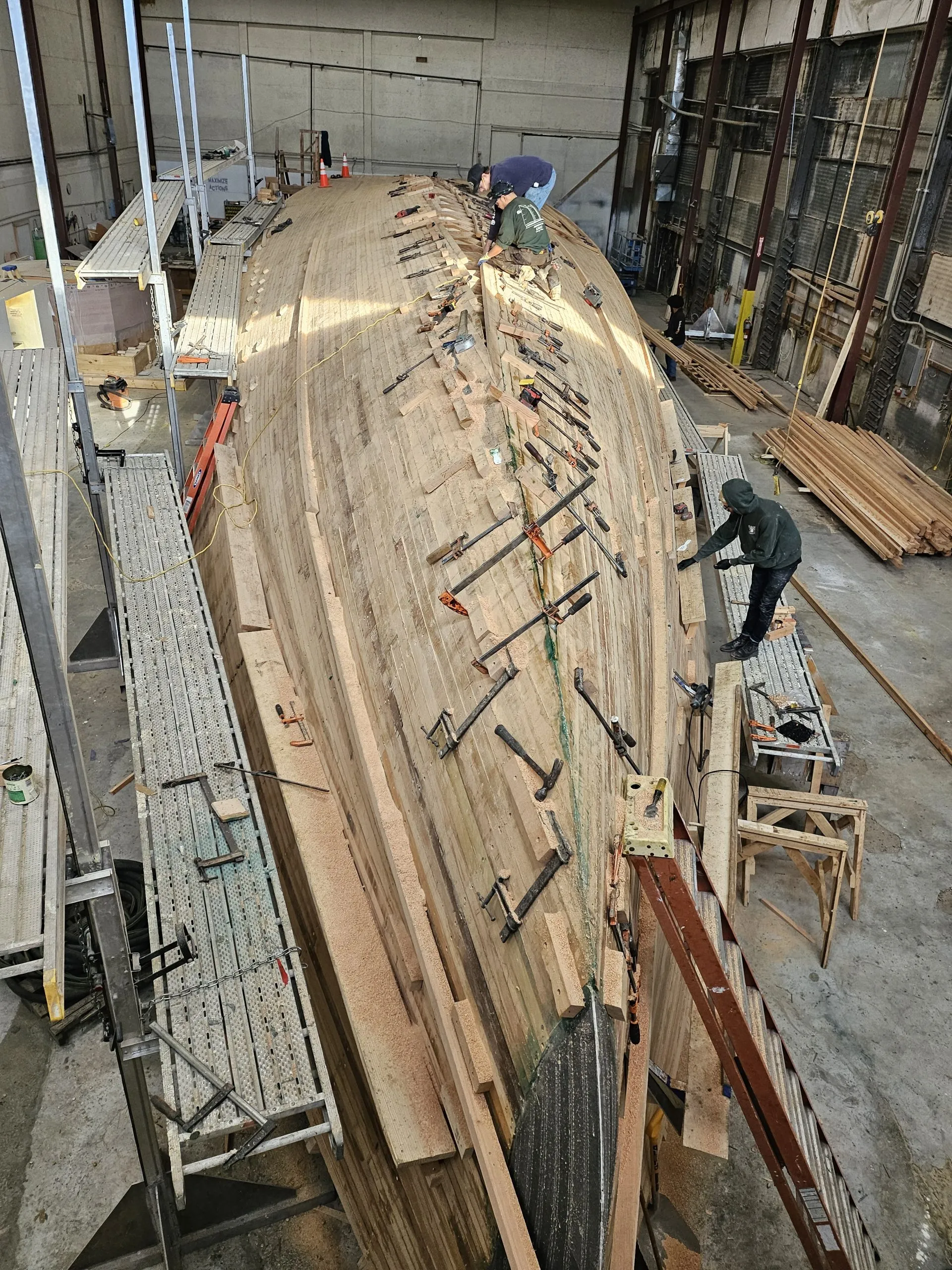 Upcoming Manhattan 3 at Scarano Boat warehouse