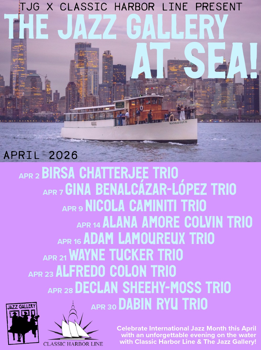 The Jazz Gallery at Sea Digital Flyer
